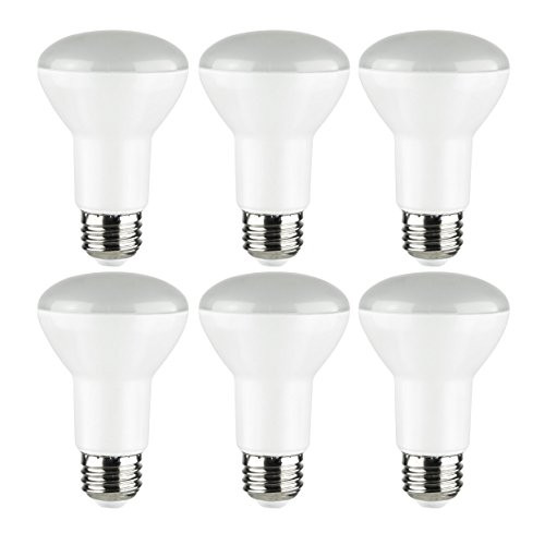 Sunlite R20/LED/8W/DIM/ES/30K/6PK 3000K Warm White LED R20 8W, 40W Replacement Frosted Reflector Light Bulbs with Medium E26 Base -6 Pack-
