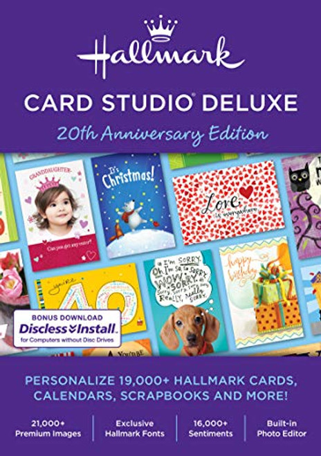 Hallmark Card Studio Deluxe 2019 -PC Download- - Old Version