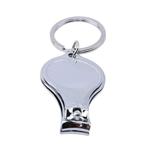 Toporchid 3 in 1 Nail Clippers Bartender Beer Bottle Opener Keychain Key Ring Bar Club Tool