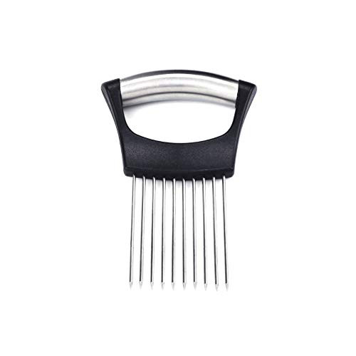 Willow Dragon Onion Holder For Slicing,Vegetable Potato Fruit Cutter Slicer Stainless Steel Cutting Kitchen Gadget Onion Peeler Willow Dragon Onion Holder For Slicing,Vegetable Potato Fruit Cutter Slicer Stainless Steel Cutting Kitchen Gadget Onion Peeler