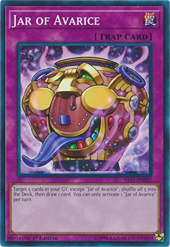 Jar of Avarice - YS17-EN032 - Common - 1st Edition - Starter Deck- Link Strike -1st Edition-
