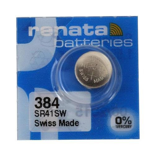 Renata Battery 384 Sr41Sw Silver 1.55V Swiss Made