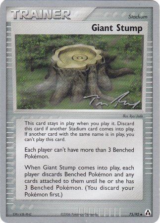 Pokemon - Giant Stump -75- - EX Legend Maker - World Championship
