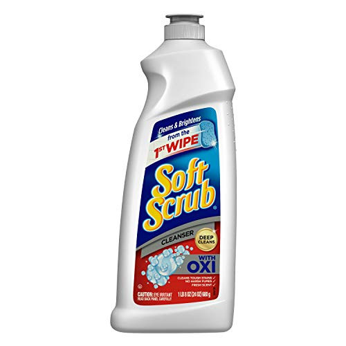 Soft Scrub Multi-Purpose Cleanser with OXI- Surface Cleaner- 24 Ounce