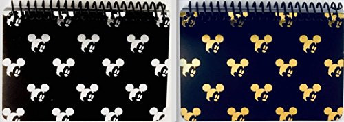 DISNEY MICKEY MOUSE BLACK SPIRAL AUTOGRAPH BOOKS - (2 Books Set) (SMALLHEAD)