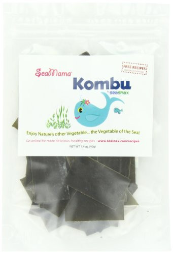 SeaSnax SeaMama Kombu Seaweed Flakes Ready to Eat  and  Great for Soups- 1.4 Ounces