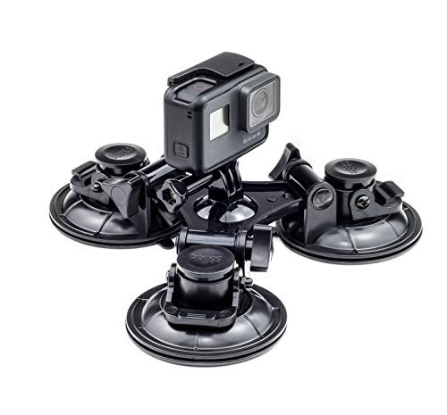 Action Camera Car Windshield Triple Suction Cup Mount Holder For GoPro HERO FUSION Akaso EK7000 Brave 5 4 Apeman EKEN H9R Fitfort Crosstour Campark Davola Dragon Touch Jeemak YI 4K Cam HD Go Pro Action Camera Car Windshield Triple Suction Cup Mount Holder For GoPro HERO FUSION Akaso EK7000 Brave 5 4 Apeman EKEN H9R Fitfort Crosstour Campark Davola Dragon Touch Jeemak YI 4K Cam HD Go Pro