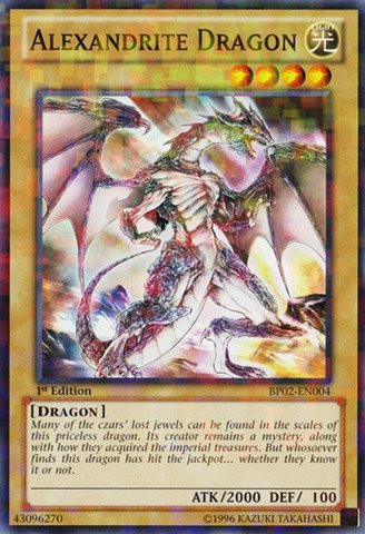 Yu-Gi-Oh - Alexandrite Dragon -BP02-EN004- - Battle Pack 2- War of the Giants - 1st Edition - Common by Yu-Gi-Oh