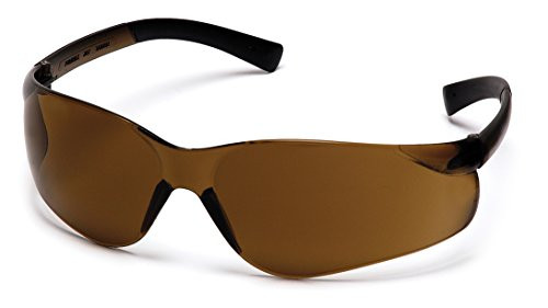 Pyramex Ztek Safety Glasses- Coffee Frame/Coffee Lens