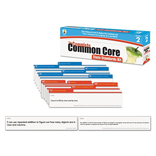 Carson-Dellosa Publishing 158170 Common Core State Standard Pocket Chart Cards- Language Arts  and  Math- Grade 2 -CDP158170-