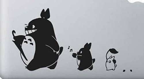 My Neighbor Totoro Marching-Apple Macbook Laptop Vinyl Sticker Decal