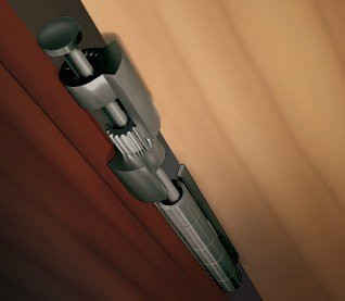 Door Saver III Hinge Pin Door Stop in Antique Nickel Finish