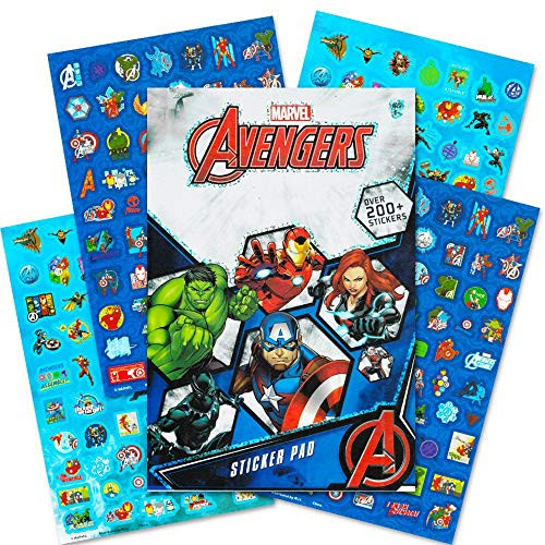 Marvel Avengers Stickers ~ 295Plus Stickers ~ Captain America- Thor- The Hulk- Iron Man- and More