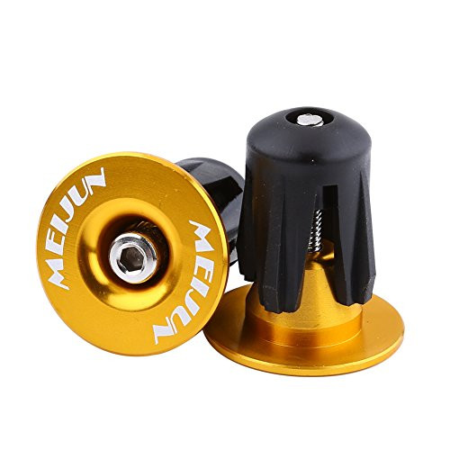MTB Grip End Caps-Road Bike Handle Bar End Plugs-2pcs Colorful Aluminum Bike ycle Handlebars Bar Grips End Plugs Caps Bike Bar Caps Bike Accessory-Gold- MTB Grip End Caps-Road Bike Handle Bar End Plugs-2pcs Colorful Aluminum Bike ycle Handlebars Bar Grips End Plugs Caps Bike Bar Caps Bike Accessory-Gold-