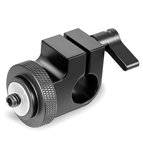 SMALLRIG DSLR Rig System 15mm Rod Clamp with 1/4" Thread Hole to Attach Camera Microphones/Sound Recorders/Lighting Equipment - 860