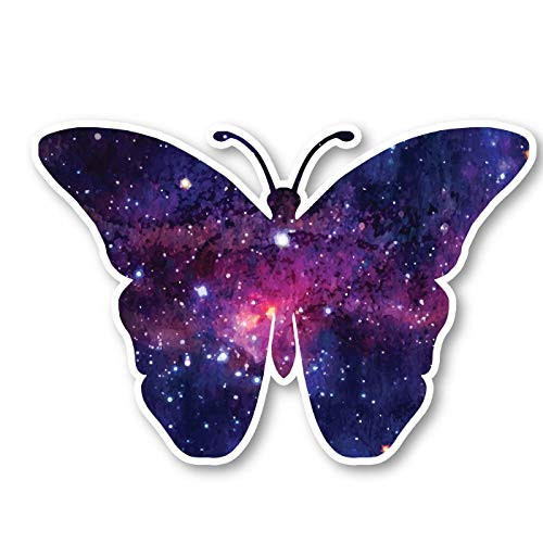 Butterfly Sticker Galaxy Stickers - Dye Cut Sticker Vinyl Decal - Just Peel off and Stick