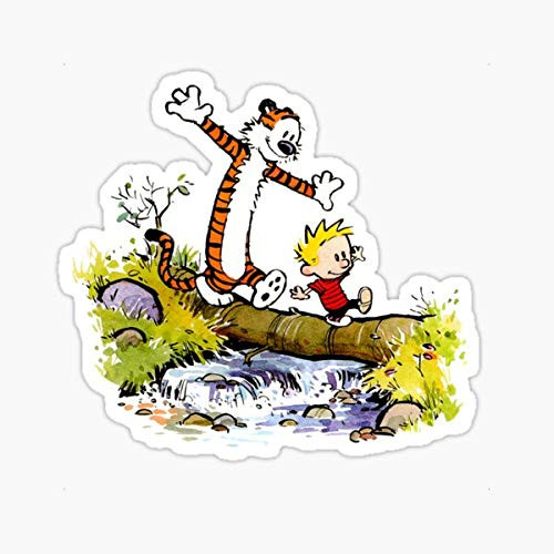 calvin and hobbes bill watterson Sticker - Dye Cut Sticker Vinyl Decal - Just Peel off and Stick calvin and hobbes bill watterson Sticker - Dye Cut Sticker Vinyl Decal - Just Peel off and Stick