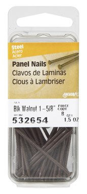 Hillman NAIL PANEL 1-5/8IN WALNUT 1.5OZ
