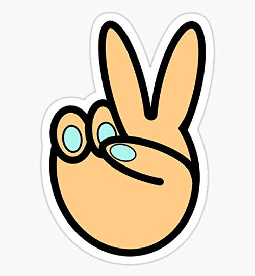 Bubble Peace Sign with Nail Polish Sticker - Sticker Graphic - Auto- Wall- Laptop- Cell- Truck Sticker for Windows- Cars- Trucks Bubble Peace Sign with Nail Polish Sticker - Sticker Graphic - Auto- Wall- Laptop- Cell- Truck Sticker for Windows- Cars- Trucks