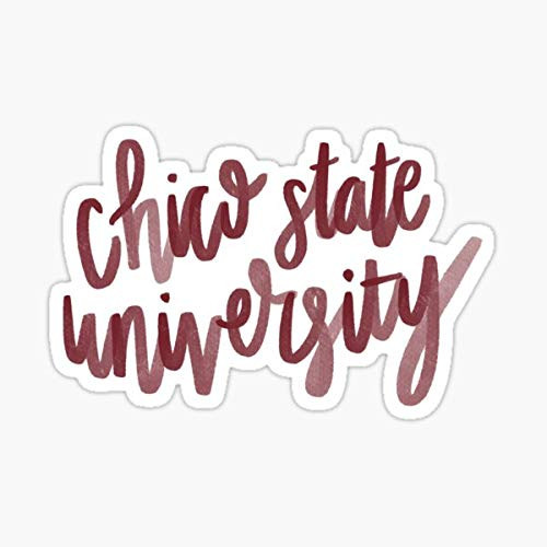 Chico State University Sticker - Dye Cut Sticker Vinyl Decal - Just Peel off and Stick