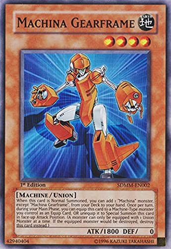 Yu-Gi-Oh - Machina Gearframe -SDMM-EN002- - Structure Deck- Machina Mayhem - 1st Edition - Super Rare