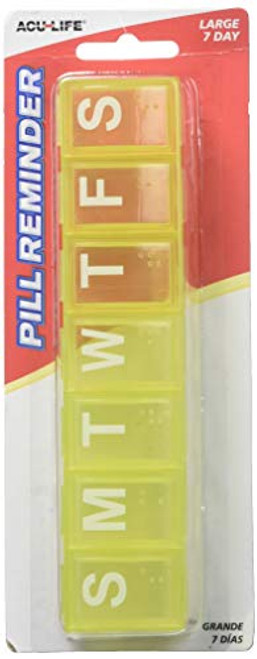 Acu-Life Weekly -7-day- Pill Box -Large-