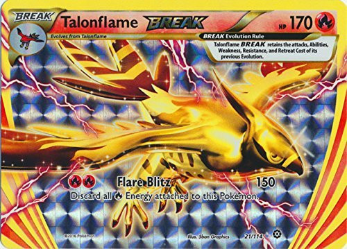 Pokemon - Talonflame Break -21/114- - XY Steam Siege - Holo