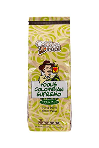 The Coffee Fool French Press- Fool's Colombian Supremo- 12 Ounce