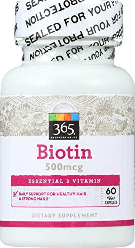 365 Everyday Value- Biotin 500mcg- 60 ct