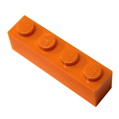 LEGO Parts and Pieces- Orange -Bright Orange- 1x4 Brick x1