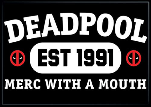 Ata-Boy Marvel Comics Deadpool Established 1991 2.5inch x 3.5inch Magnet for Refrigerators and Lockers