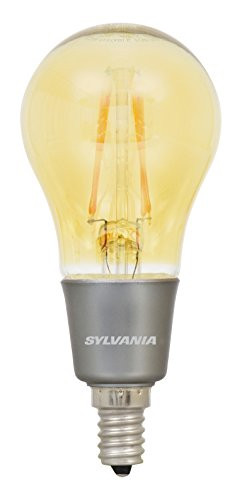 LEDVANCE 74335 Sylvania Ultra LED A15 Vintage Light Bulb-40W Equivalent-2200K-Candelabra Base- Warm White-2200K