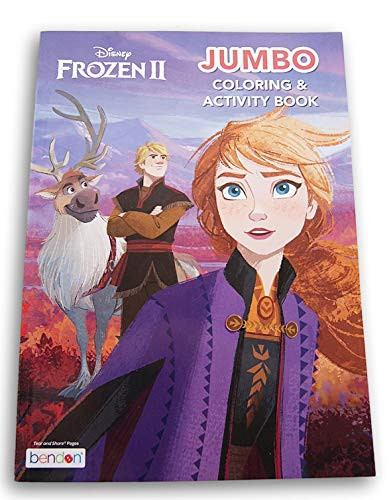 Anna- Kristoff- Elsa- Sven Coloring  and  Activity Book - 64 Pages