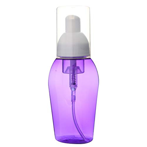80ml Tattoo Foaming Pump Bottle Purple Plastic Tattoo Soap Sub-bottling for Tattoo Artist