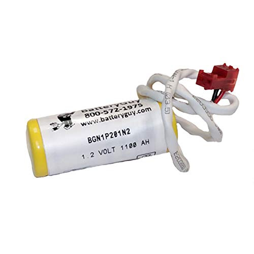 BatteryGuy BGN1P201N2 Replacement for The 16440 Battery - Nickel Metal Hydride NiCAD 1.2V 1200mAh -Rechargeable-