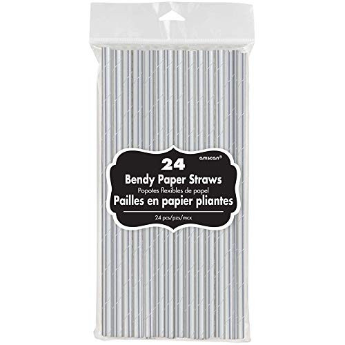 Amscan party supplies- One Size- silver