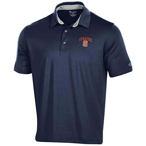 NCAA Syracuse Orange Solid Polo- Small- Navy