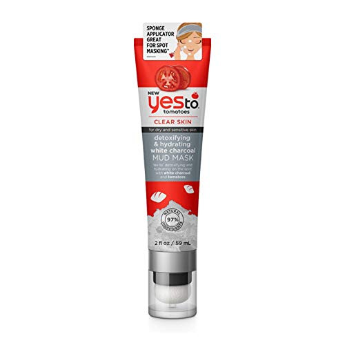 Yes To Tomatoes Detoxifying and Hydrating White Charcoal- Mud Mask- 2 Fl Oz Yes To Tomatoes Detoxifying and Hydrating White Charcoal- Mud Mask- 2 Fl Oz