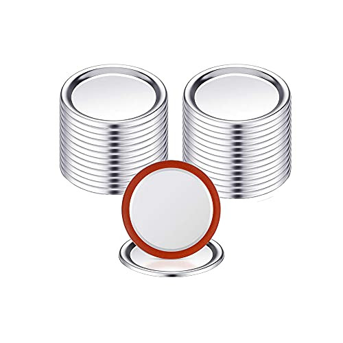 25 Pcs Mason Jar Lids-Regular Mouth Canning Lids Lids for Mason Jar Canning Lids-Aluminum Lids For Mason Jar Regular Mouth Split-type Lids Leak Proof And Secure Canning Jar Caps-2.75in Lids- 25 Pcs Mason Jar Lids-Regular Mouth Canning Lids Lids for Mason Jar Canning Lids-Aluminum Lids For Mason Jar Regular Mouth Split-type Lids Leak Proof And Secure Canning Jar Caps-2.75in Lids-