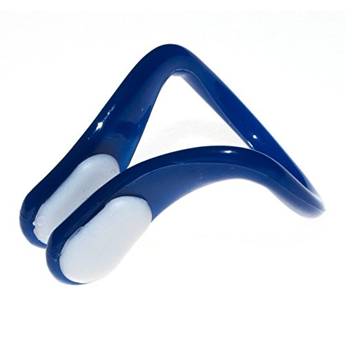 LANE 4 Accessories  TPR Pad Nose Clip with Care Case- Chlorine-Proof- Comfortable- Lightweight- Suggested for Adults Men Women Unisex -Blue-