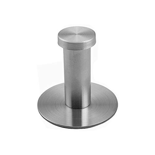 Wall Hooks Adhesive for Hanging Towels - Premium Adhesive Hooks Heavy Duty - Towel Hooks for Bathrooms - Robe Hook Brushed Nickel - Sticky Hanging Wall Hangers Without Nails
