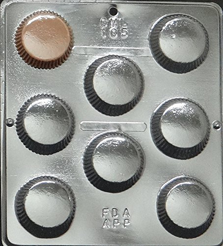 Large Peanut Butter Cup Mold Chocolate Candy Mold Candy Making 105