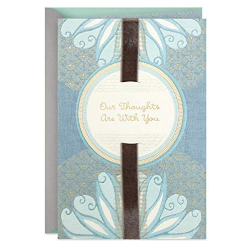 Hallmark Sympathy Card from All -Gold Foil Tapestry- -599RZB1441-