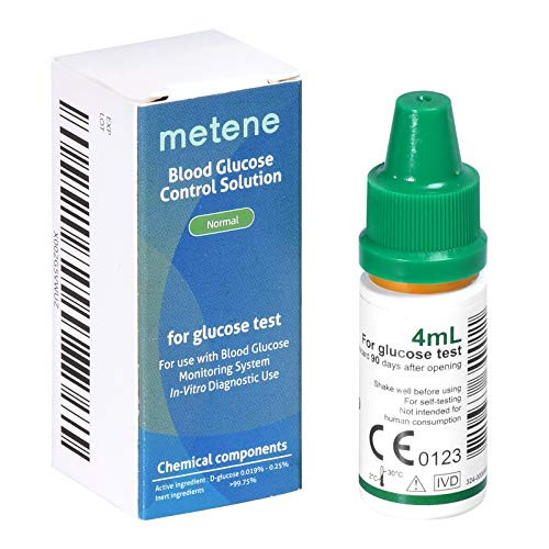 Metene TD-4116 Control Solution- Level 2- Used with Metene TD-4116 Blood Glucose Monitor Kit Metene TD-4116 Control Solution- Level 2- Used with Metene TD-4116 Blood Glucose Monitor Kit