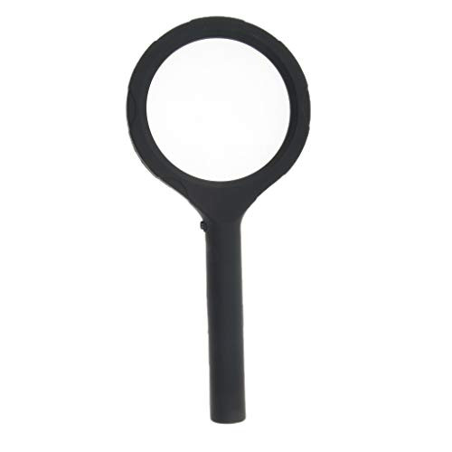 Fityle Reading Jewelry LED Illuminated Handheld Magnifier Glass Magnifying Lens 3X