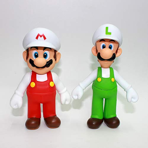 2pcs Super Mario Bros  Mario & Luigi  PVC Action Figures Toy, 4.7" ( 13cm)