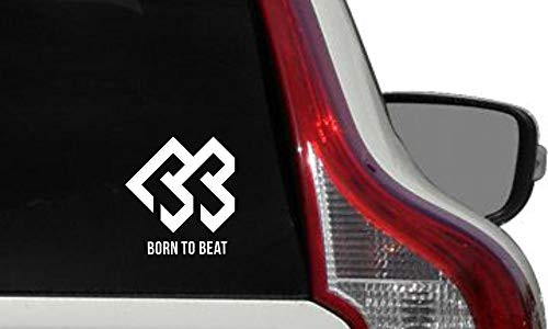 BTOB Logo Text Car Vinyl Sticker Decal Bumper Sticker for Auto Cars Trucks Windshield Custom Walls Windows Ipad MacBook Laptop Home and More -White-