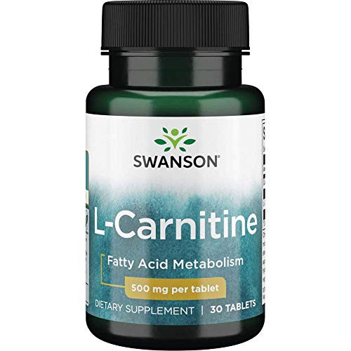 Swanson Amino Acid L-Carnitine 500 Milligrams 30 Tabs