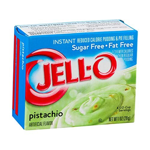 Jell-O Sugar-Free Pistachio Instant Pudding Mix 1 Ounce Box -Pack of 1-