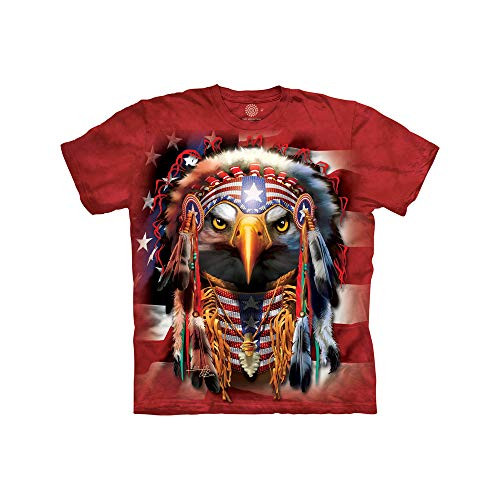 The Mountain Native Patriot Eagle Child T-Shirt- Red- Small The Mountain Native Patriot Eagle Child T-Shirt- Red- Small